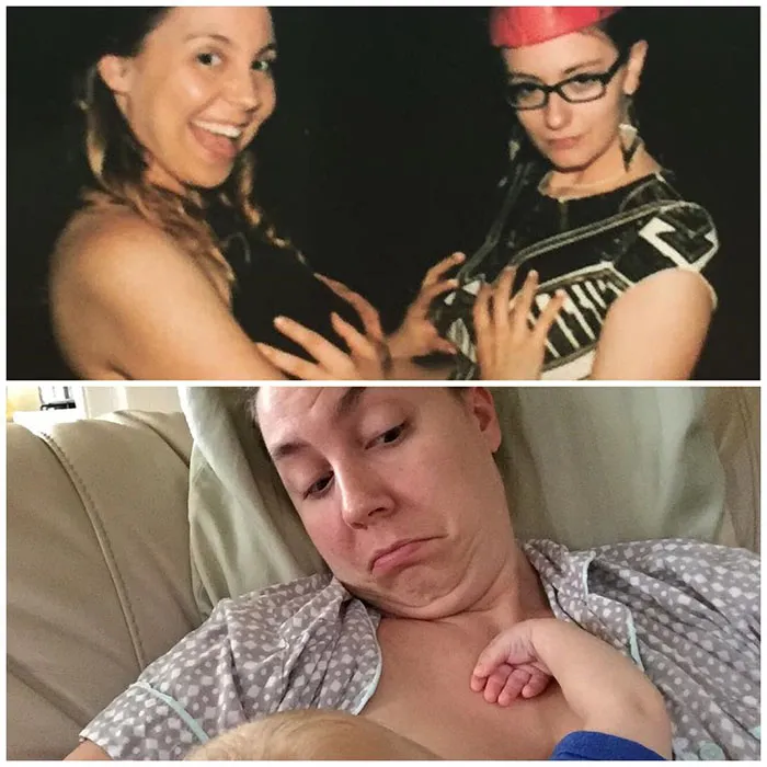 Got Toddlered: Parents Share Photos Of Them Before And After Having Kids, And The Difference Is Hilarious