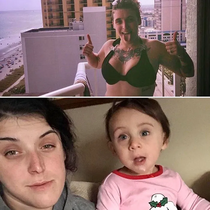 Got Toddlered: Parents Share Photos Of Them Before And After Having Kids, And The Difference Is Hilarious