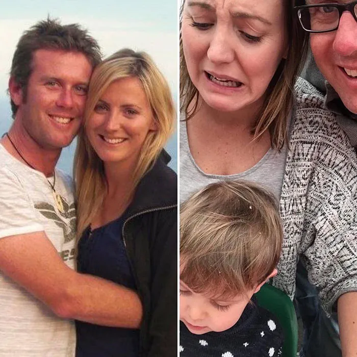 Got Toddlered: Parents Share Photos Of Them Before And After Having Kids, And The Difference Is Hilarious