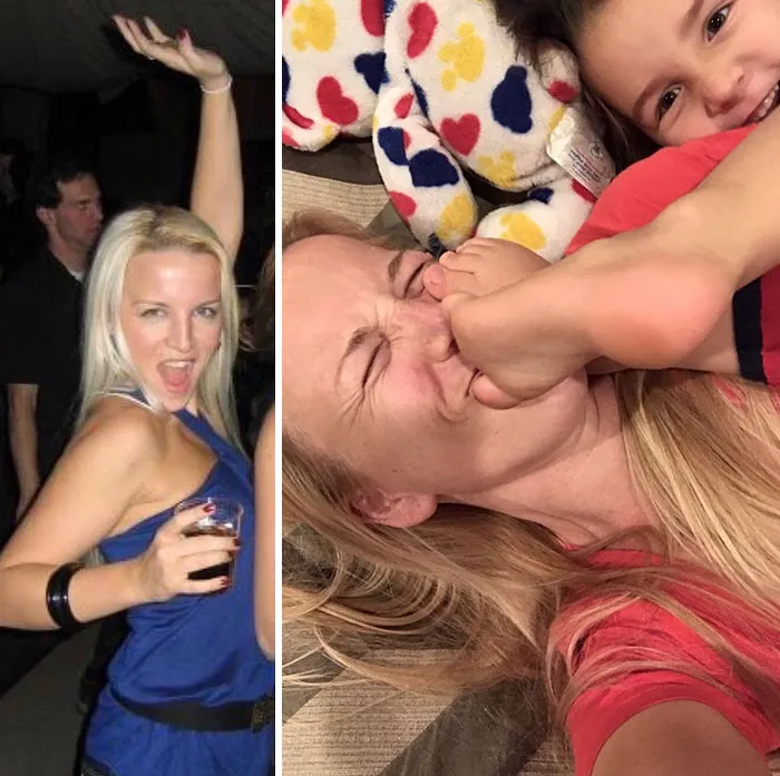 Got Toddlered: Parents Share Photos Of Them Before And After Having Kids, And The Difference Is Hilarious