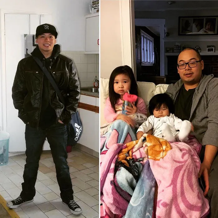 Got Toddlered: Parents Share Photos Of Them Before And After Having Kids, And The Difference Is Hilarious