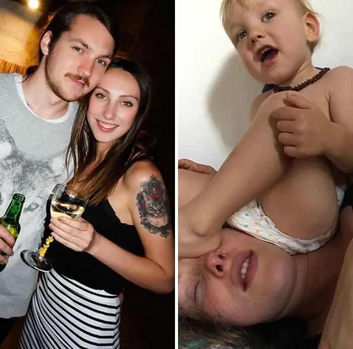 Got Toddlered: Parents Share Photos Of Them Before And After Having Kids, And The Difference Is Hilarious