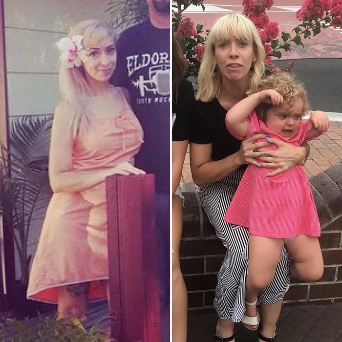 Got Toddlered: Parents Share Photos Of Them Before And After Having Kids, And The Difference Is Hilarious
