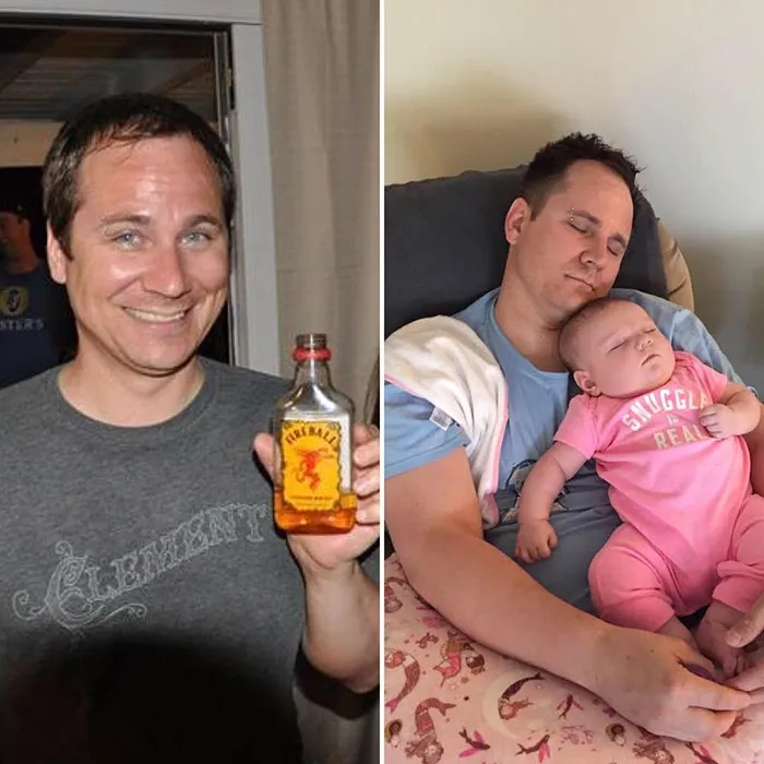 Got Toddlered: Parents Share Photos Of Them Before And After Having Kids, And The Difference Is Hilarious