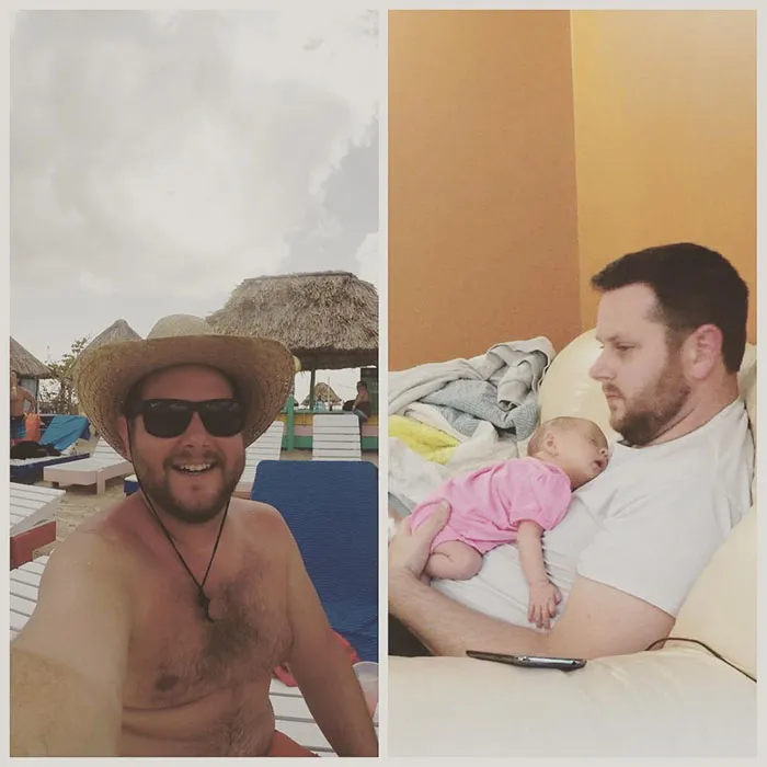 Got Toddlered: Parents Share Photos Of Them Before And After Having Kids, And The Difference Is Hilarious