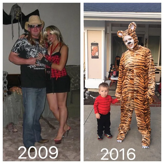 Got Toddlered: Parents Share Photos Of Them Before And After Having Kids, And The Difference Is Hilarious