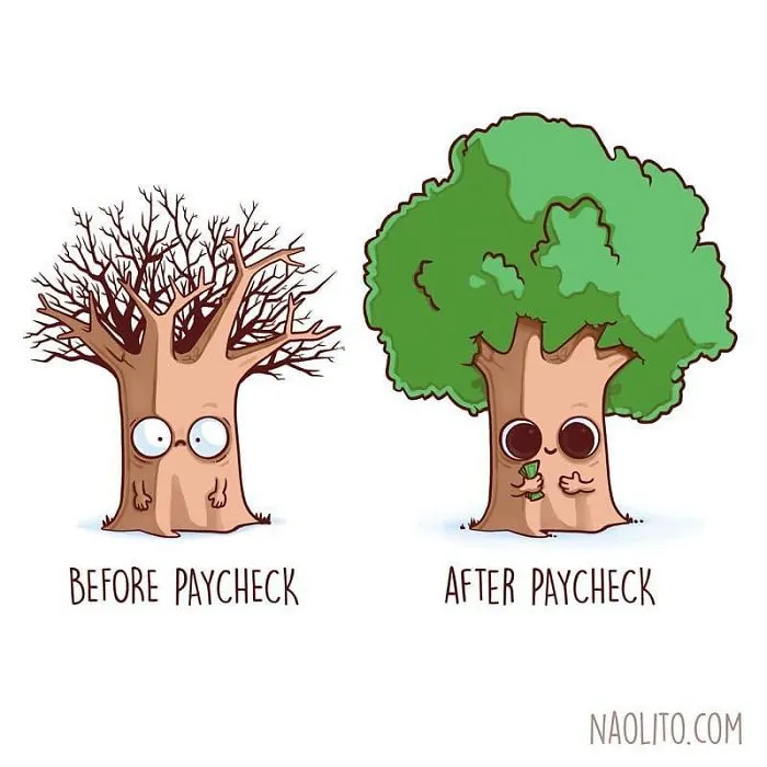 21 Hilariously Relatable Before & After Illustrations By Spanish Artist Nacho Diaz