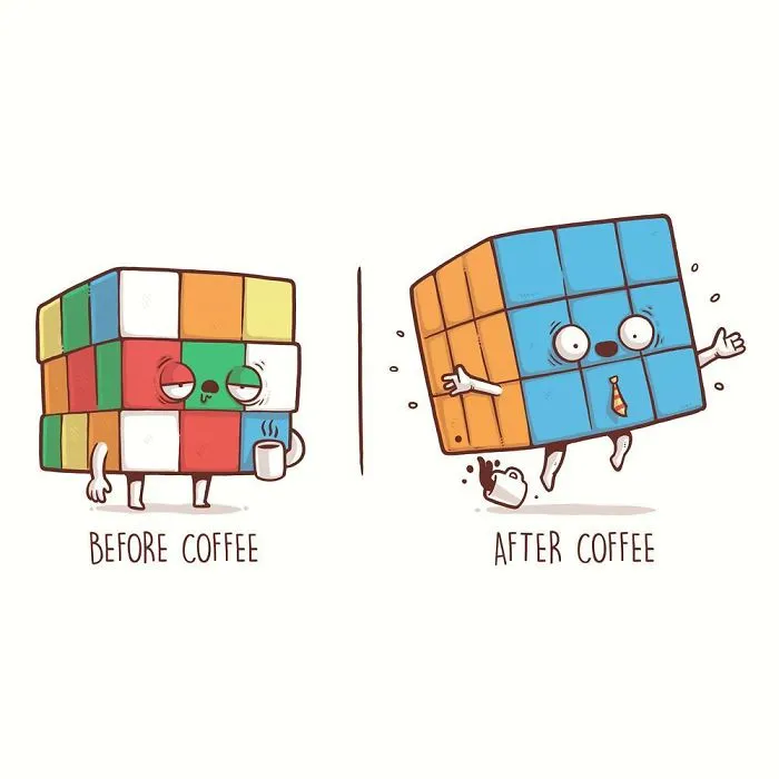 21 Hilariously Relatable Before & After Illustrations By Spanish Artist Nacho Diaz