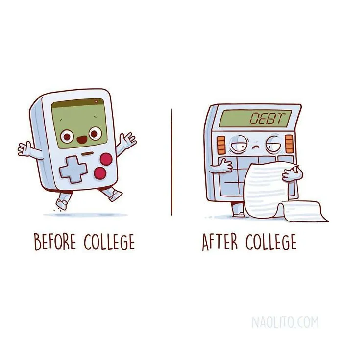 21 Hilariously Relatable Before & After Illustrations By Spanish Artist Nacho Diaz