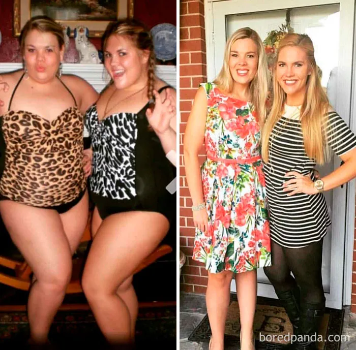 2 amigas que se pusieron en forma juntas
