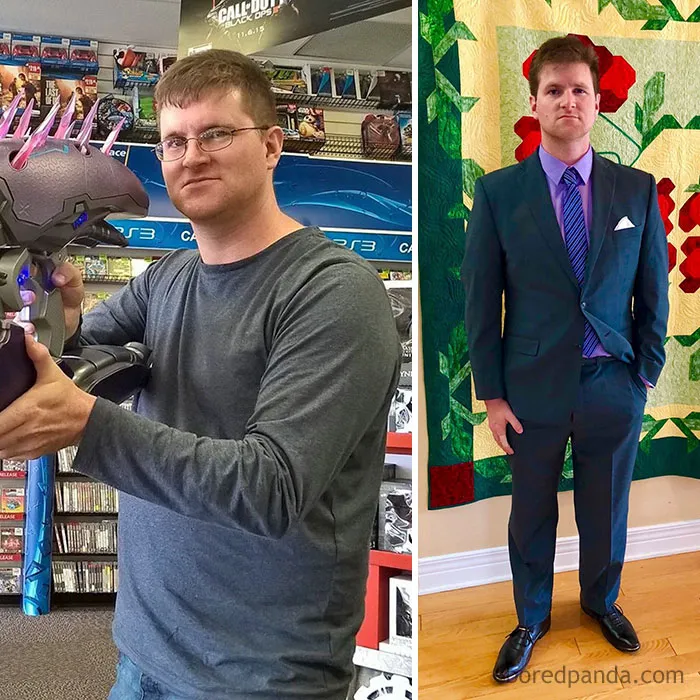 29 kilos menos y ahora entro en un bonito traje para la boda de mi hermano