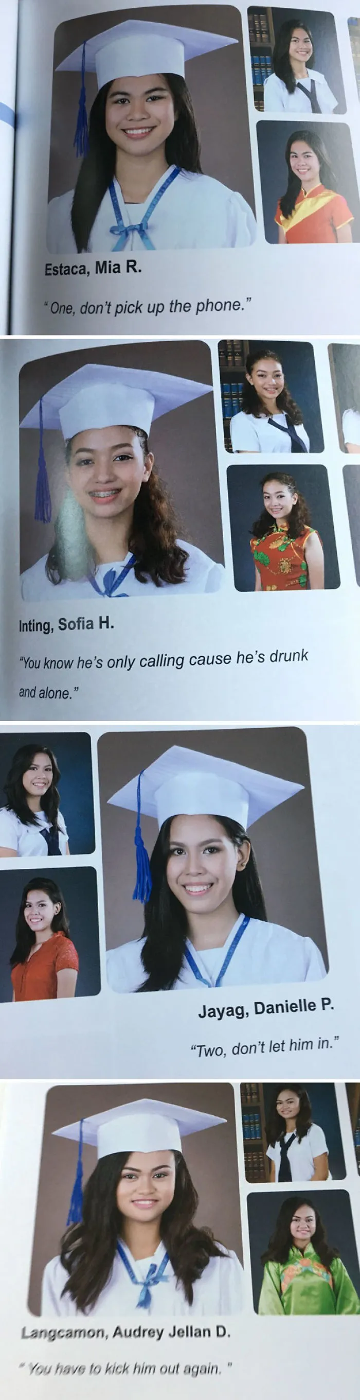 One, Don't Pick Up The Phone. You Know He's Only Calling Cause He's Drunk And Alone. Two, Don't Let Him In. You Have To Kick Him Out Again