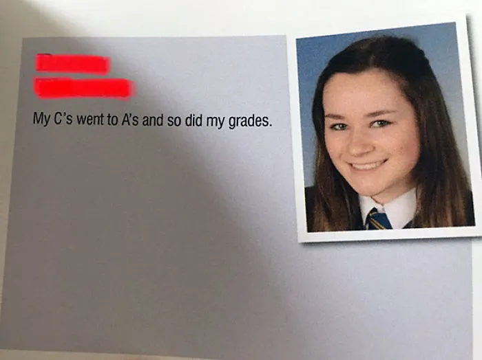 My C's Went To A's And So Did My Grades