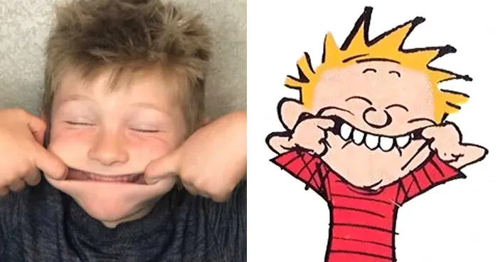 This 5-Year-Old's Birthday Present For His Dad Is Going Viral, And 'Calvin And Hobbes' Fans Will Love It