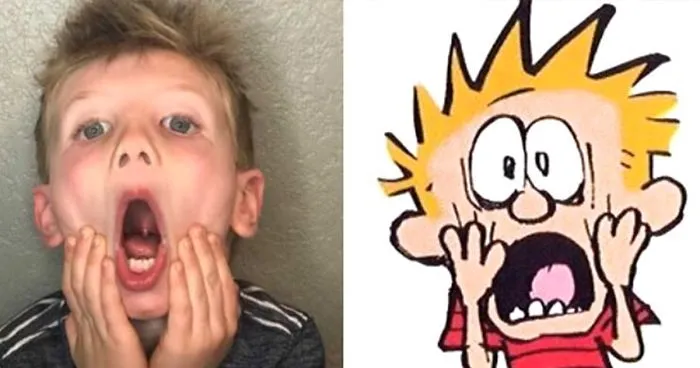 This 5-Year-Old's Birthday Present For His Dad Is Going Viral, And 'Calvin And Hobbes' Fans Will Love It
