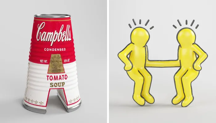 An Alphabet Created As A Tribute To The Most Famous Modern And Contemporary Artists