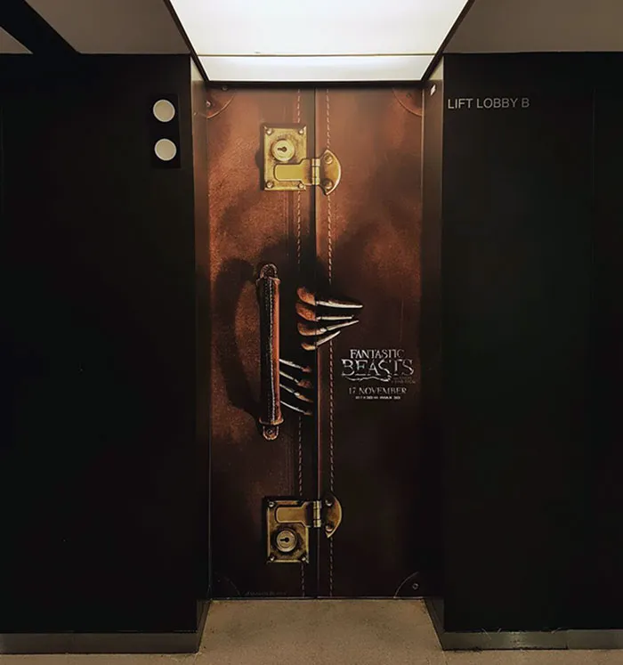 Publicidad colocada ingeniosamente