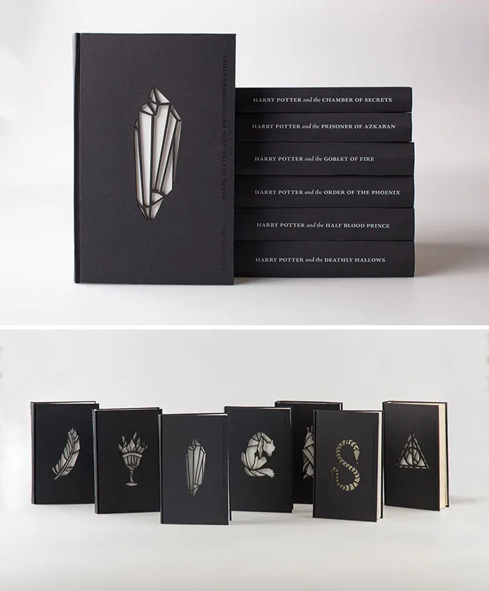 Cover Illustrations For Each Harry Potter Book