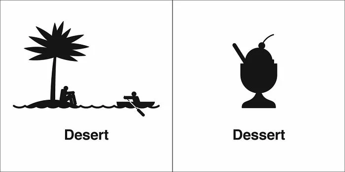 40 Clever Illustrations Of 'Same' Words That You Probably Confuse Way Too Often