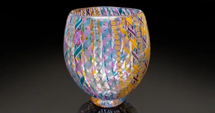 These Colorful Vessels Are Created From Glass Rods Using A Centuries-Old Venetian Technique