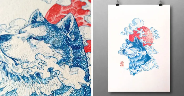 I Made "Lunar Dogs" Illustrations To Celebrate The Year Of The Dog
