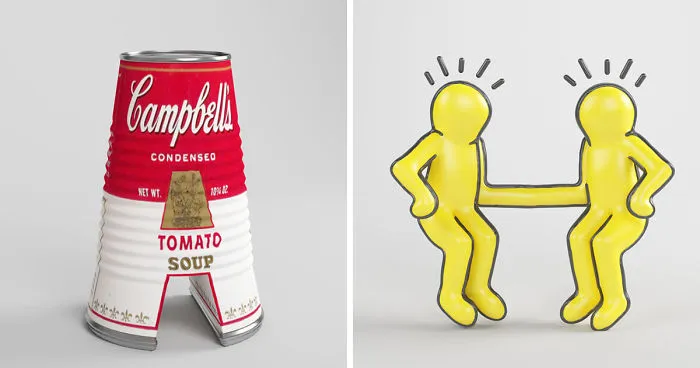 An Alphabet Created As A Tribute To The Most Famous Modern And Contemporary Artists