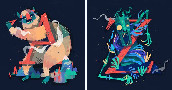 I Drew Legendary Monsters And Creatures Every Day For A Month