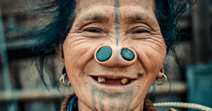 The Joyful Spirit Of The Last Generation Of Apatani Tribe Women With Nose Pluggings