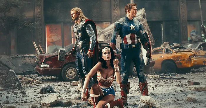 Artist Makes Past Superheroes Meet Those Of The Present In Perfect Montages