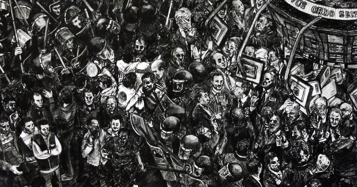 I Make Drawings About Violence And Human Nature