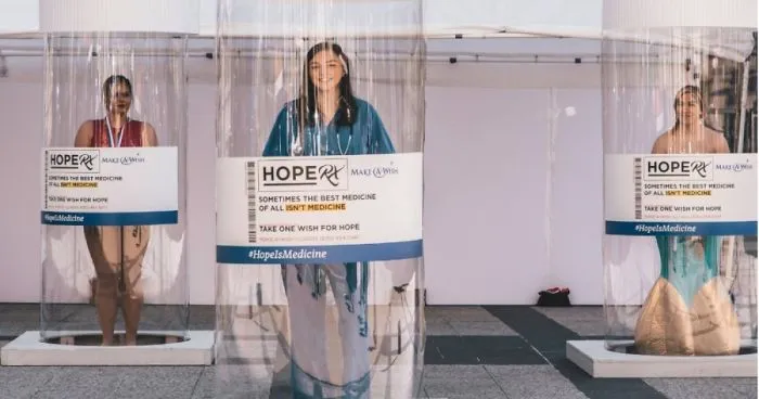 We Offered Families Bottles Of Hope For World Wish Day