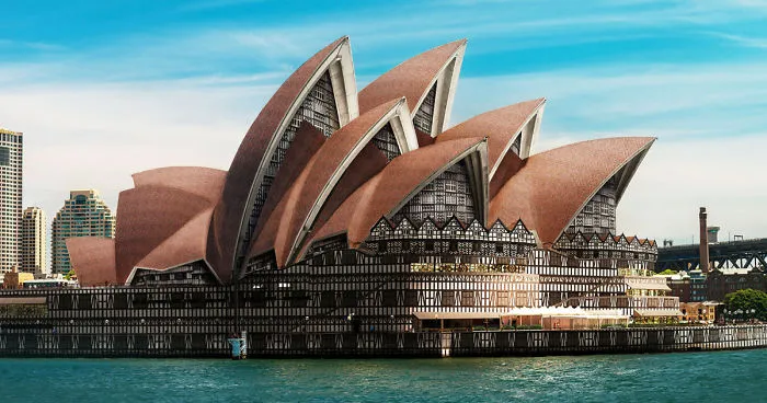 Artists Reimagine 7 Iconic Buildings In Different Architectural Styles And The Result Is Impressive