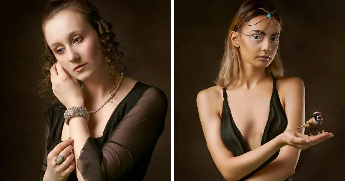 I've Created A Unique Series Of Portraits Inspired By Famous Classic Dutch Paintings.
