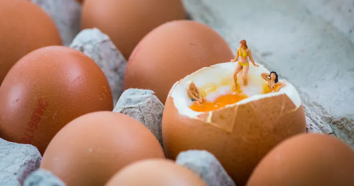 I Built A Miniature World On My Breakfast