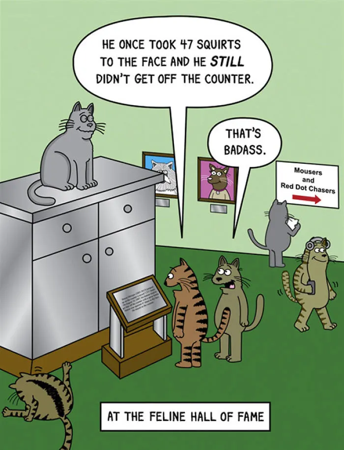 This Man Has Been Creating Cat Cartoons For Over 20 Years, And Here Are 40 Of The Best Ones