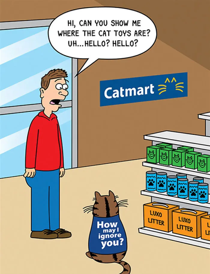 This Man Has Been Creating Cat Cartoons For Over 20 Years, And Here Are 40 Of The Best Ones
