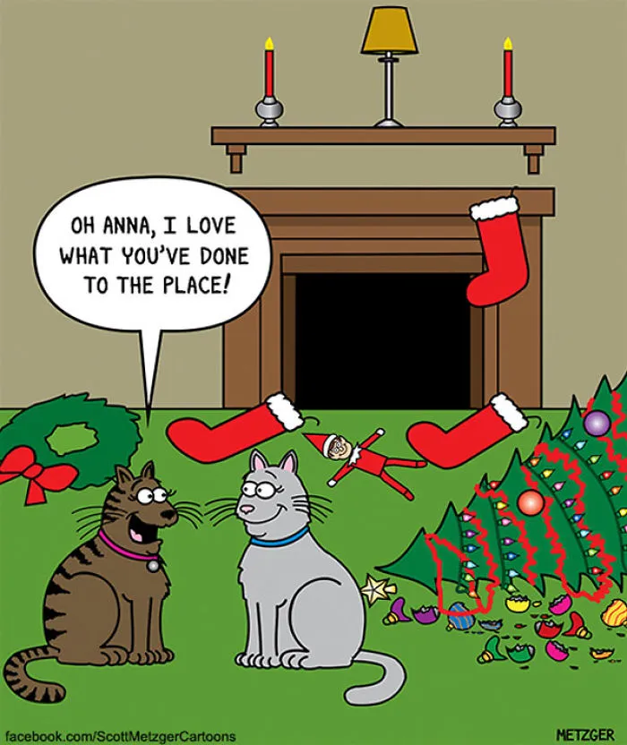 This Man Has Been Creating Cat Cartoons For Over 20 Years, And Here Are 40 Of The Best Ones