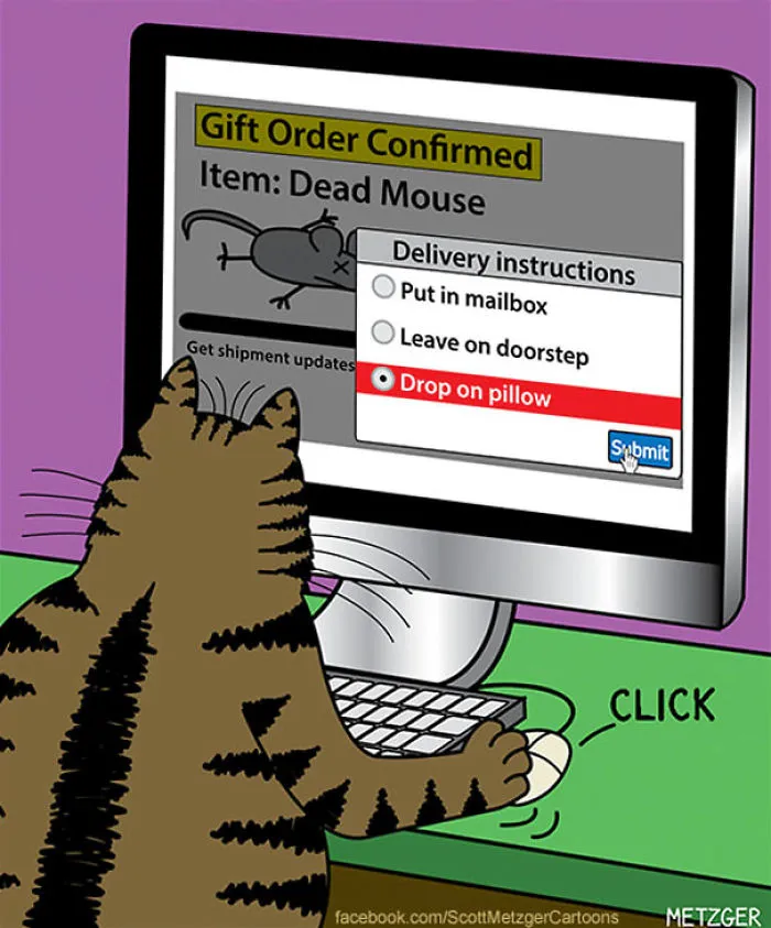 This Man Has Been Creating Cat Cartoons For Over 20 Years, And Here Are 40 Of The Best Ones