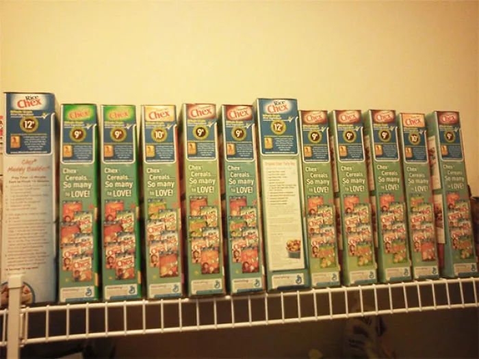 Me mudé lejos de casa para trabajar, y esta es la 1ª Navidad que vuelvo a casa con mis padres. Mi madre me ha comprado mis cereales favoritos