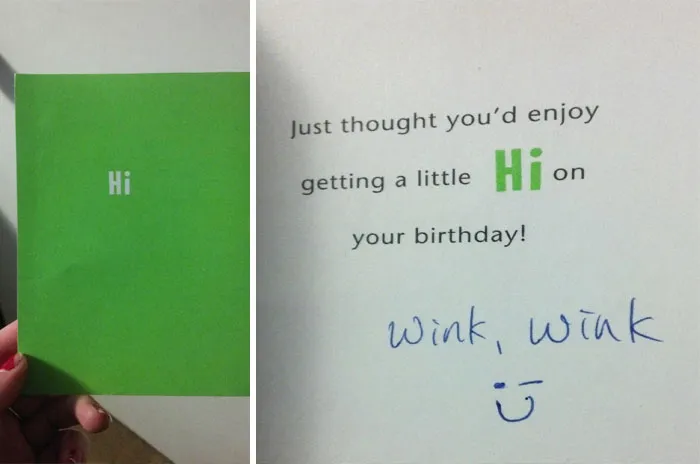 The Card That My Mom Got For My Stoner Little Brother