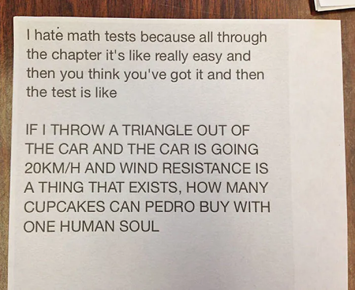 So My Calculus Professor Found This Posted On The Door To His Office Today By A Student
