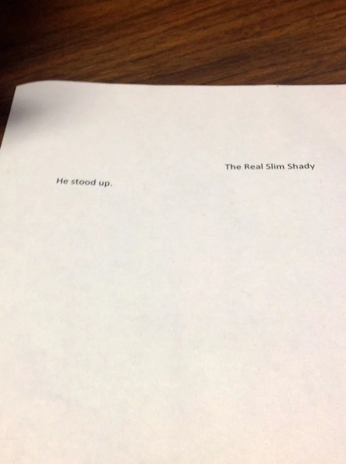 My Students Are Writing Short Stories. This Is What I Got From One Of Them
