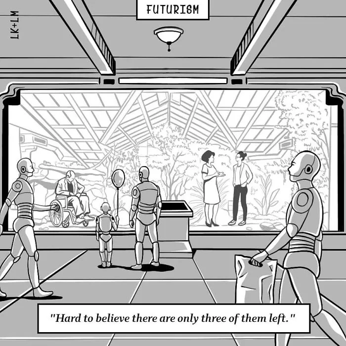 71 Futuristic Cartoons That Will Make You Laugh, Then Cry