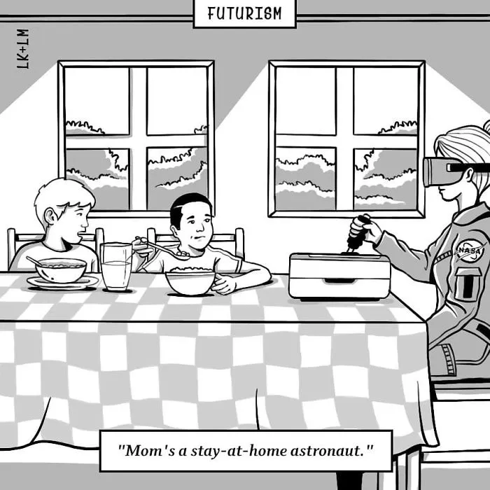 71 Futuristic Cartoons That Will Make You Laugh, Then Cry