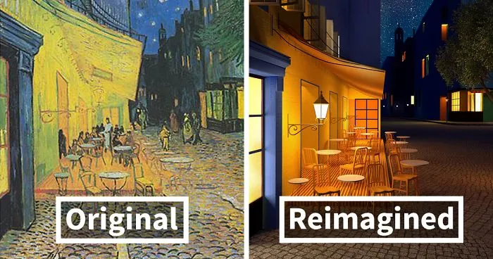 I Used Computer Graphics To Reimagine These 8 Iconic Paintings