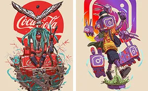 This Artist Illustrated Iconic Brands As If They Were Humans