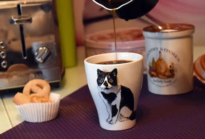 I Create 3D Sculptures Of People's Pets On Mugs Completely By Hand