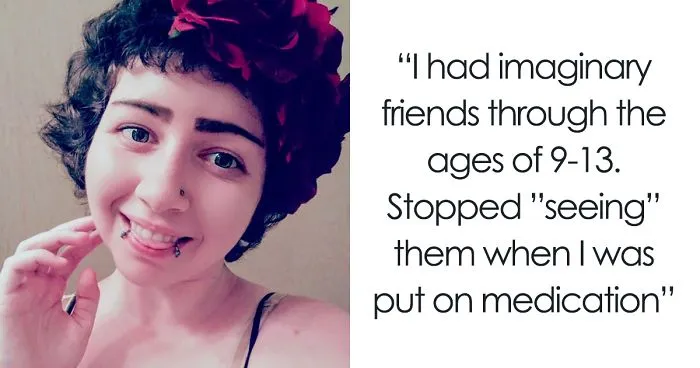 Woman Illustrates Childhood 'Friends' Before Being Given Heavy Medication, And It Will Give You Chills