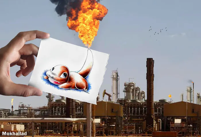 I Combine Sad Photos Of My Country With Drawings To Create Happiness Out Of Misery