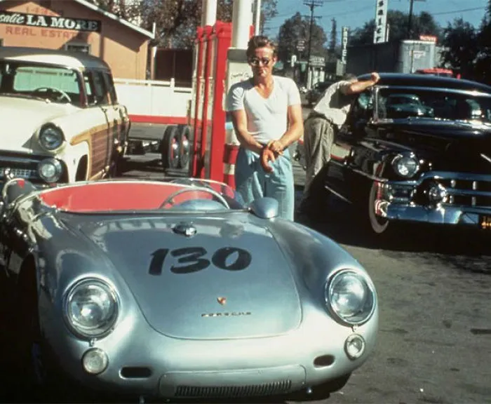 James Dean Before His Crash